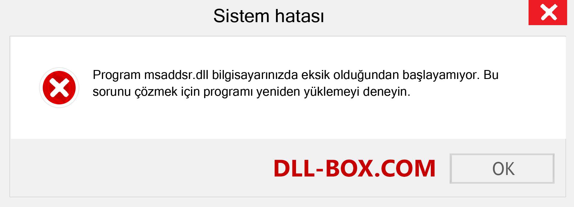 msaddsr.dll dosyası eksik mi? Windows 7, 8, 10 için İndirin - Windows'ta msaddsr dll Eksik Hatasını Düzeltin, fotoğraflar, resimler